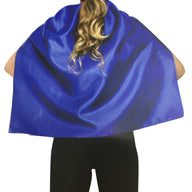 SHORT CAPE Kids Childrens Party Costume Vampire Coat - Blue