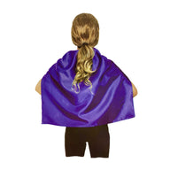 SHORT CAPE Kids Childrens Party Costume Vampire Coat  - Purple