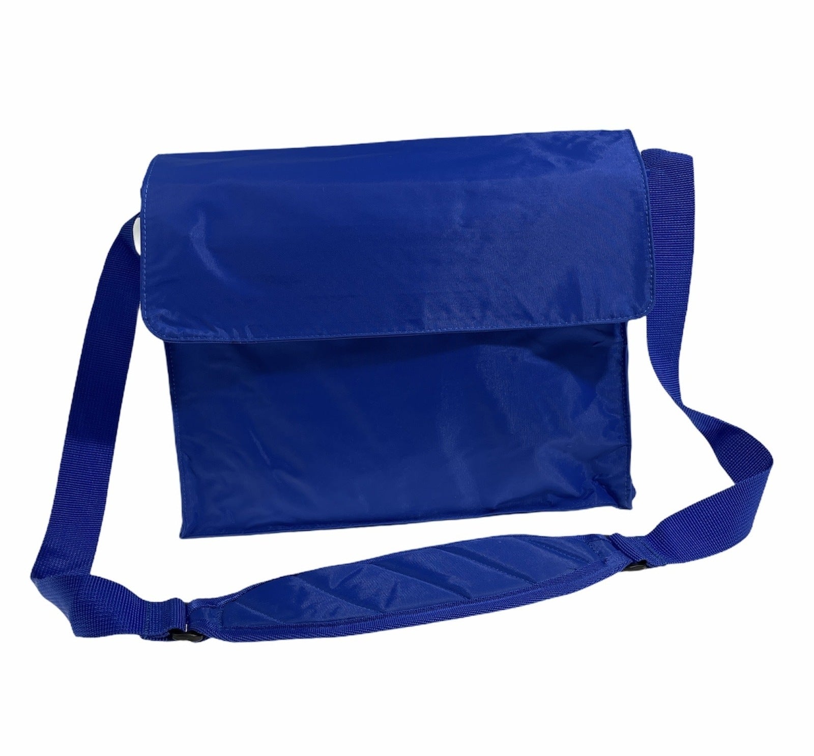 Leuts Tote Library Shoulder Bag School Book Books Carry Storage Messenger - Royal Blue