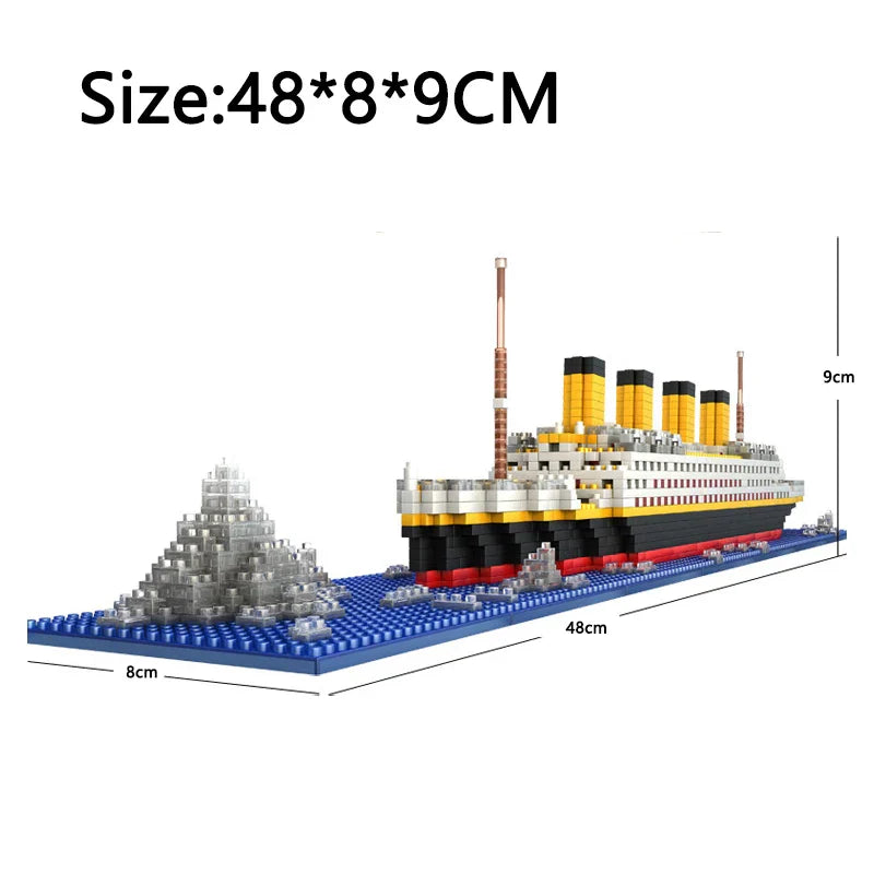 Titanic Ship Toy with LED Light