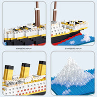 Titanic Ship Toy with LED Light