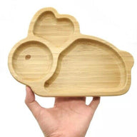 Bamboo Kids Children Baby Plate Set- Rabbit