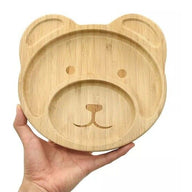 Bamboo Kid Child Baby Plate set - Teddy Bear