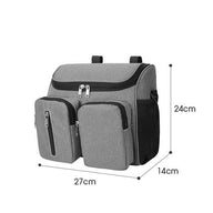 Grey Universal Stroller Organizer Bag