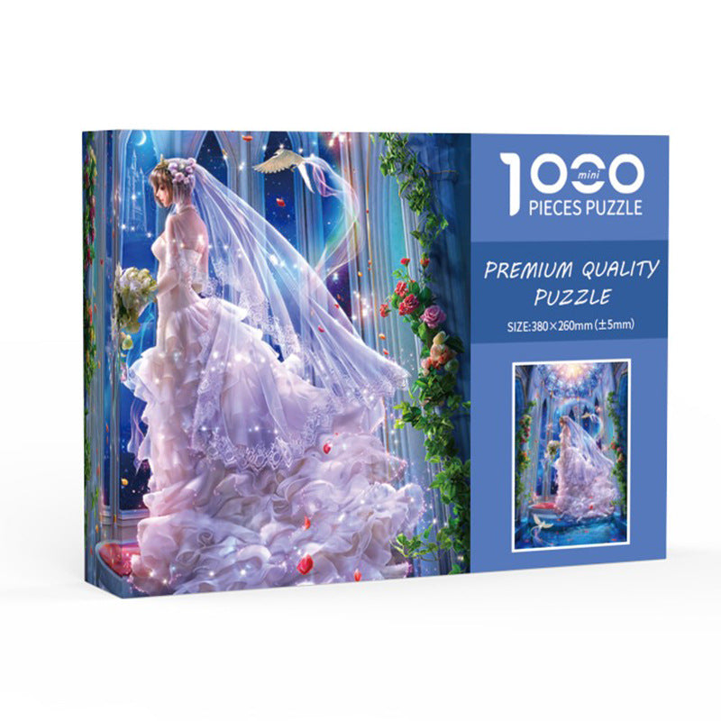 Wedding Girl DIY 1000-Piece Paper Puzzle