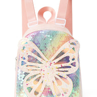 Glitter Butterfly Sequin Backpack - Sparkling Small Backpack for Kids