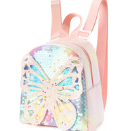 Glitter Butterfly Sequin Backpack - Sparkling Small Backpack for Kids