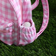 Khaki Kids Bunny Ear Gingham Backpack