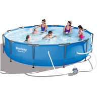 Above Ground Swimming Pool with Filter Pump - SM Everyday Living