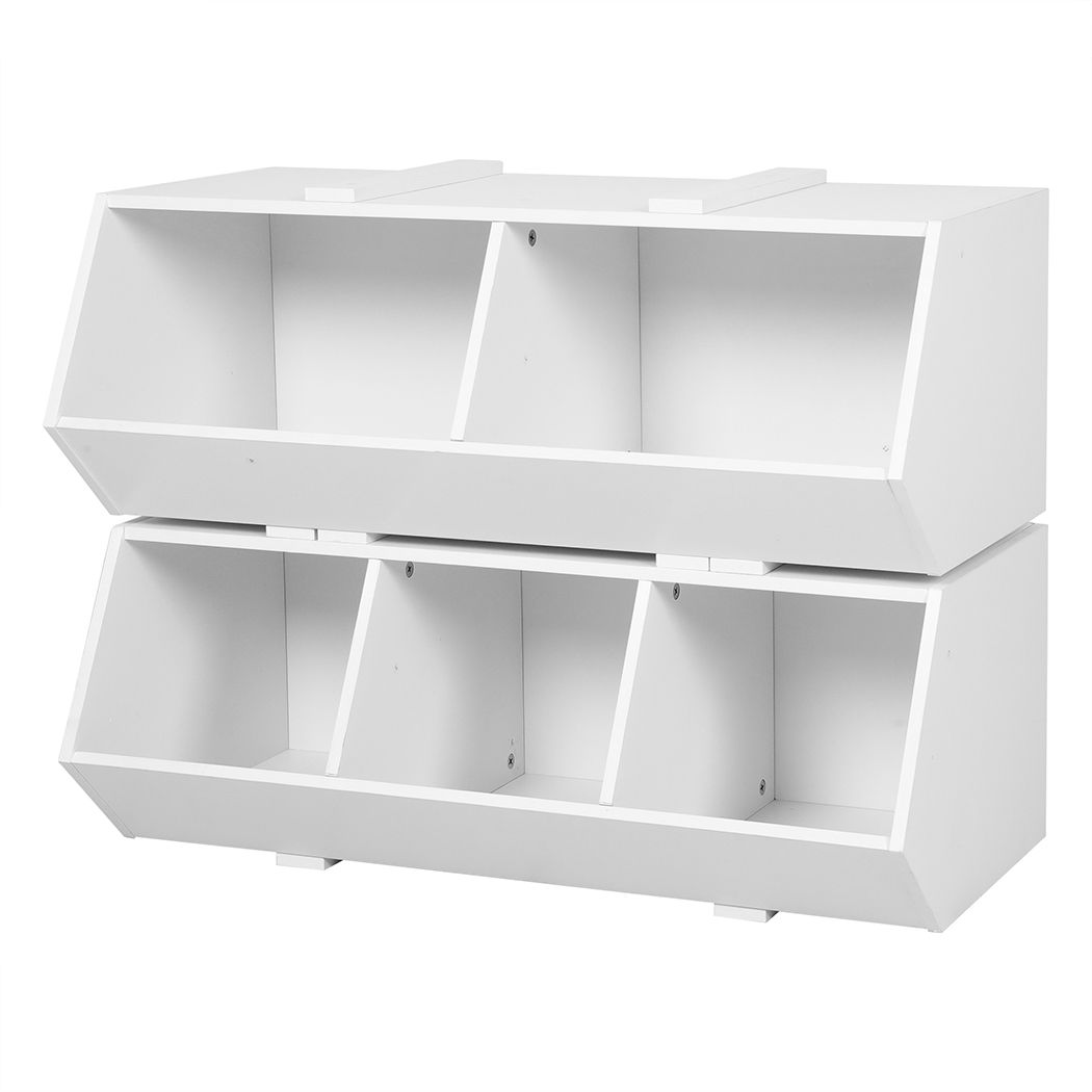 Kids Toy Box Shelf Storage Cabinet Container Children Bookcase Organiser - SM Everyday Living