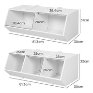 Kids Toy Box Shelf Storage Cabinet Container Children Bookcase Organiser - SM Everyday Living