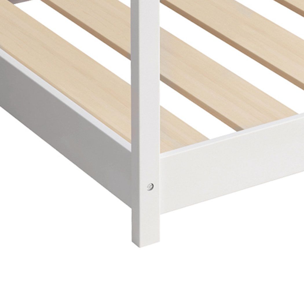Bed Frame Single Wooden Timber House Frame Wood Mattress Base Platform