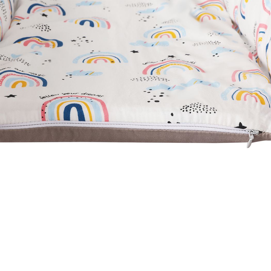 Baby Nest Bed Lounger Sleeping Portable Pillow Newborn Bassinet Crib Pink