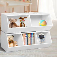 Kids Toy Box Shelf Storage Cabinet Container Children Bookcase Organiser - SM Everyday Living