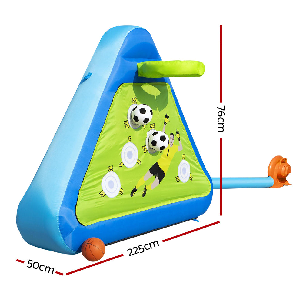 Kids Inflatable Soccer basketball Outdoor Inflated Play Board Sport - SM Everyday Living