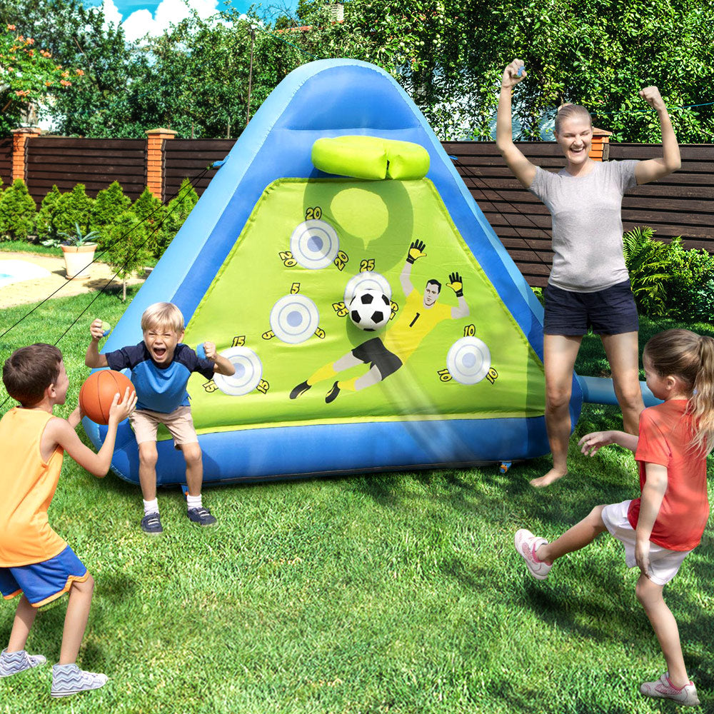 Kids Inflatable Soccer basketball Outdoor Inflated Play Board Sport - SM Everyday Living