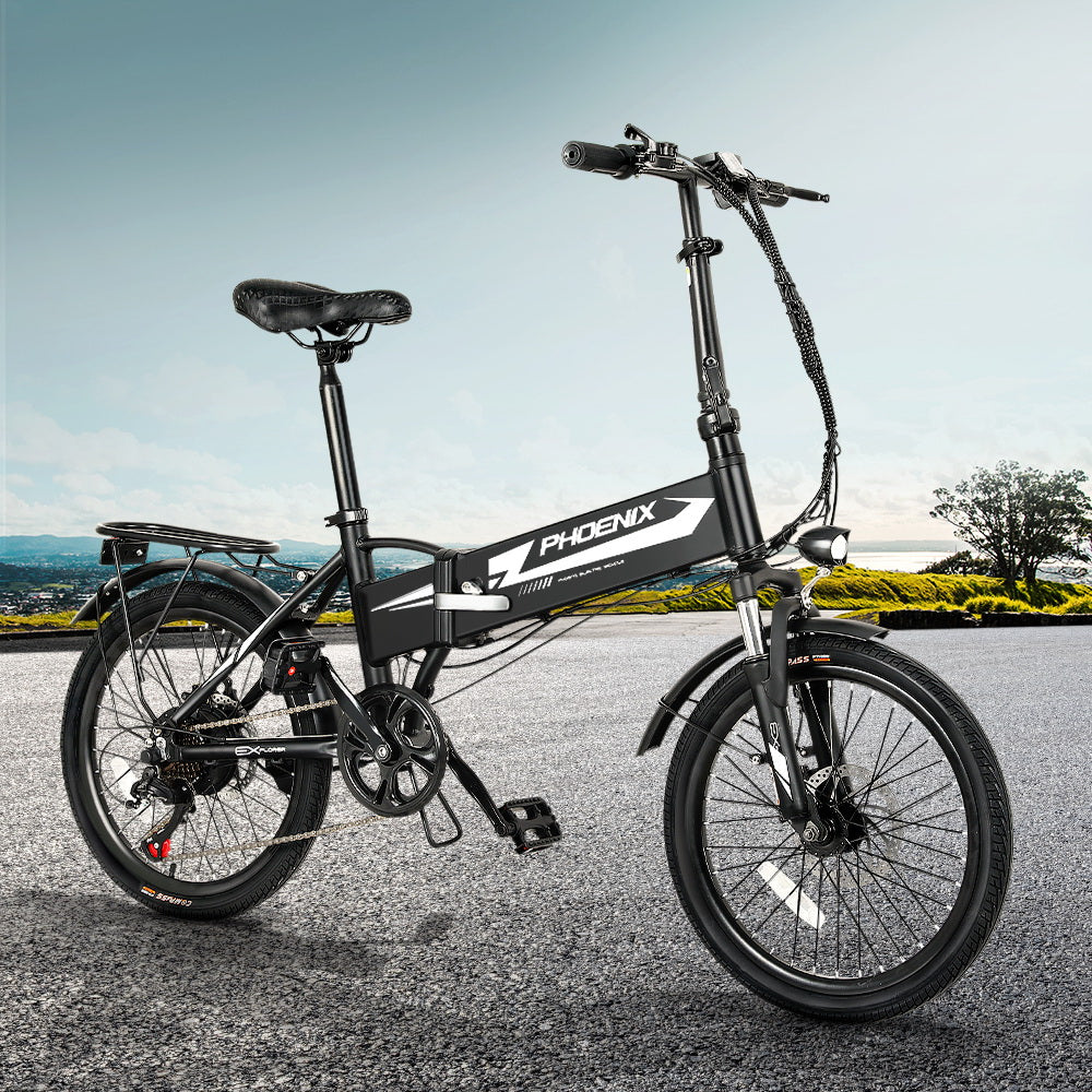 Phoenix Folding 20" Electric Bike Urban Bicycle eBike Removable Battery