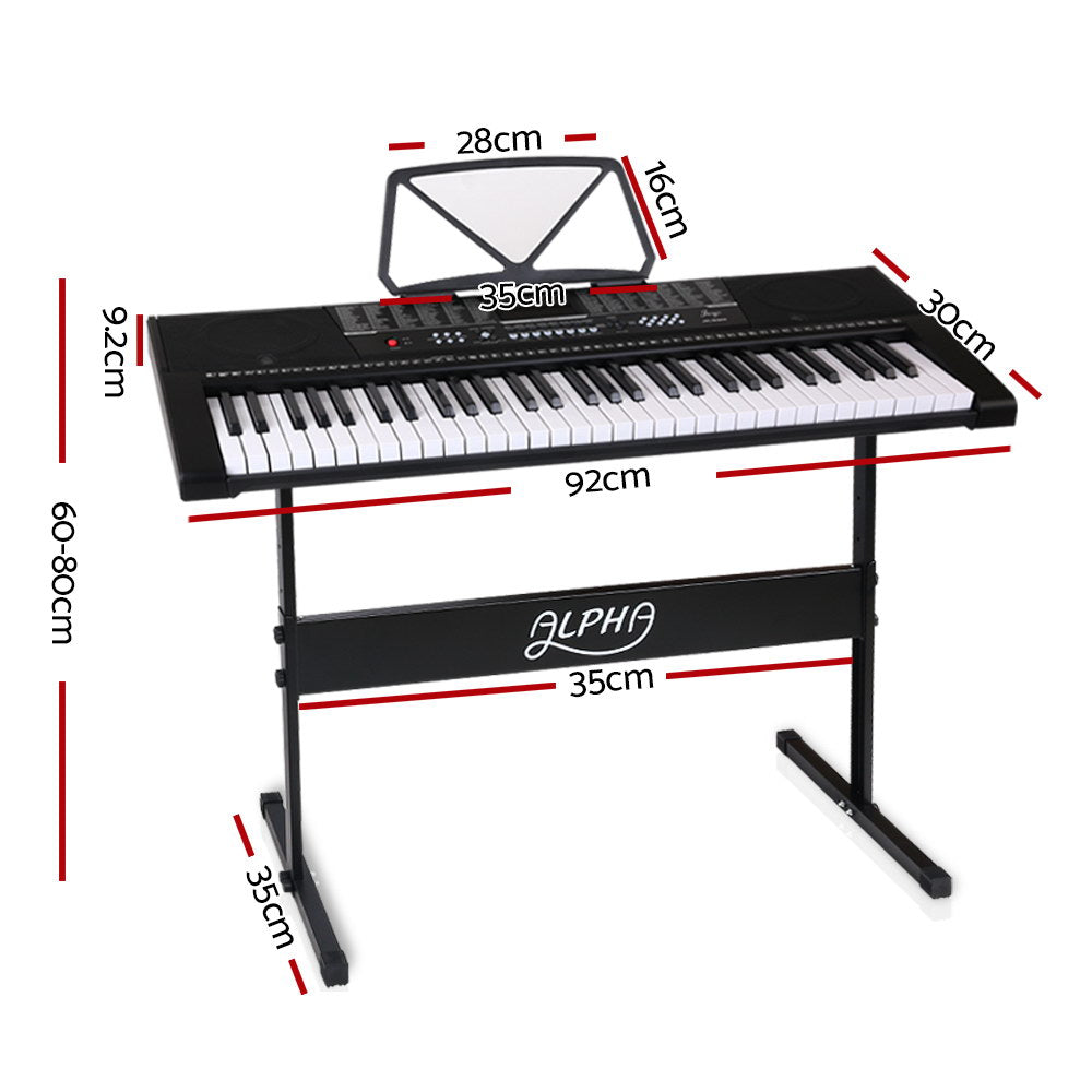 61 Keys Electronic Piano Keyboard LED Electric