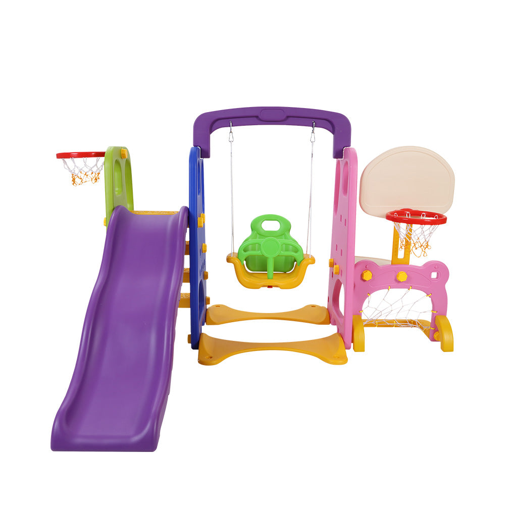 Kids 7-in-1 Slide Swing