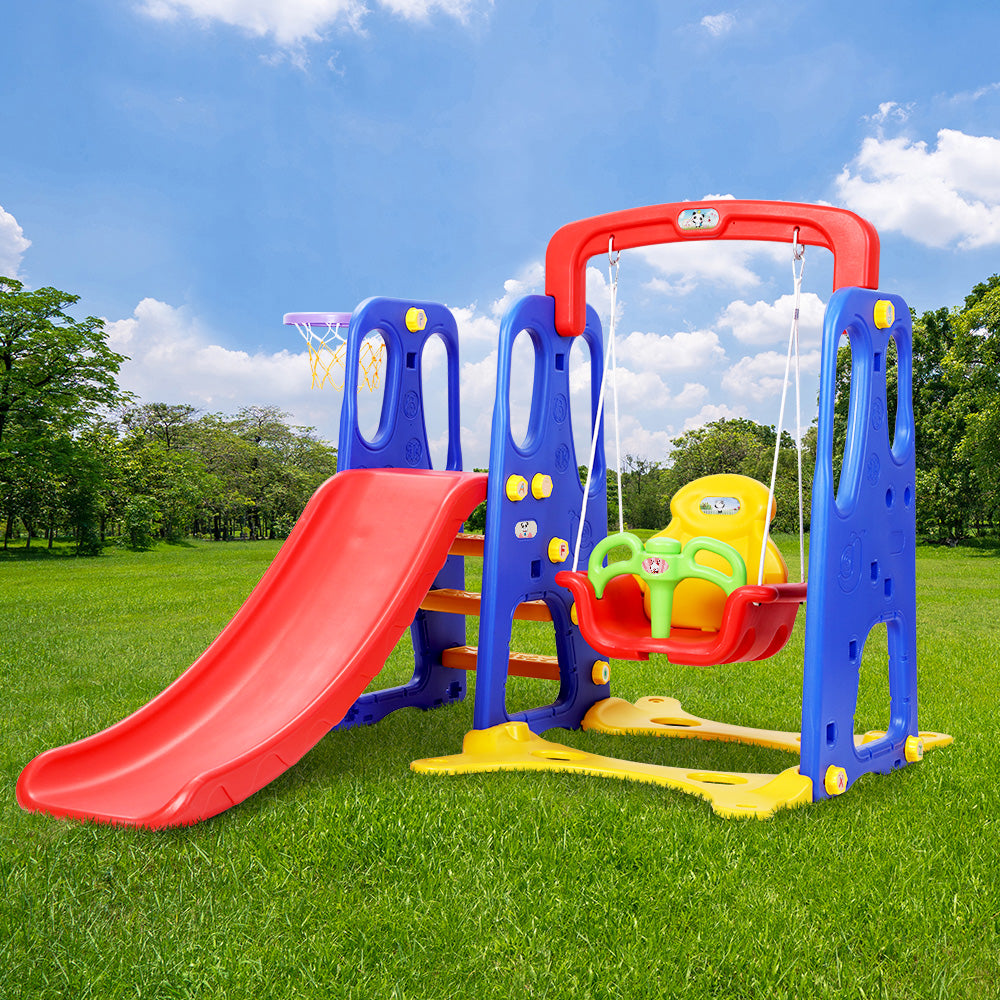 Kids 3-in-1 Slide Swing