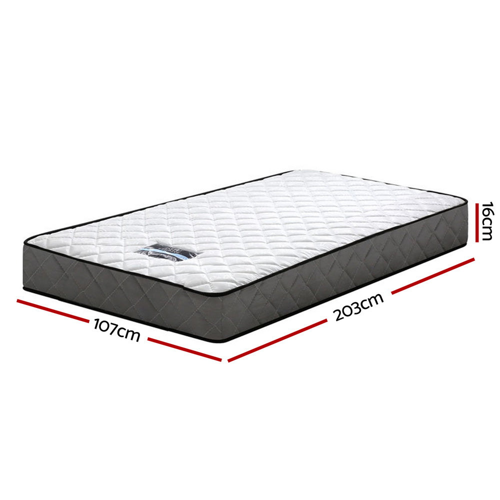 Bedding Alzbeta Bonnell Spring Mattress 16cm Thick King Single