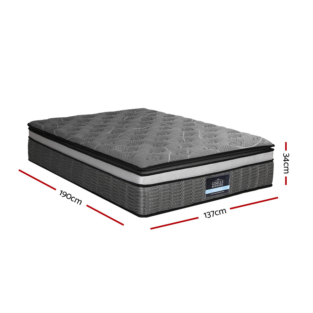 Mattress Pocket Mini Spring Mattresses Medium Firm 9-Zone Bed Double