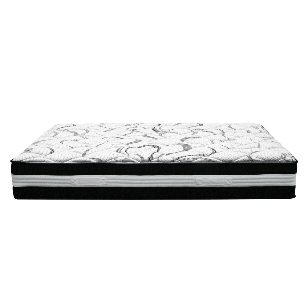 Bedding Mykonos Euro Top Pocket Spring Mattress 30cm Thick Double