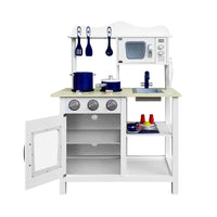 18 Piece Kids Kitchen Play Set - White