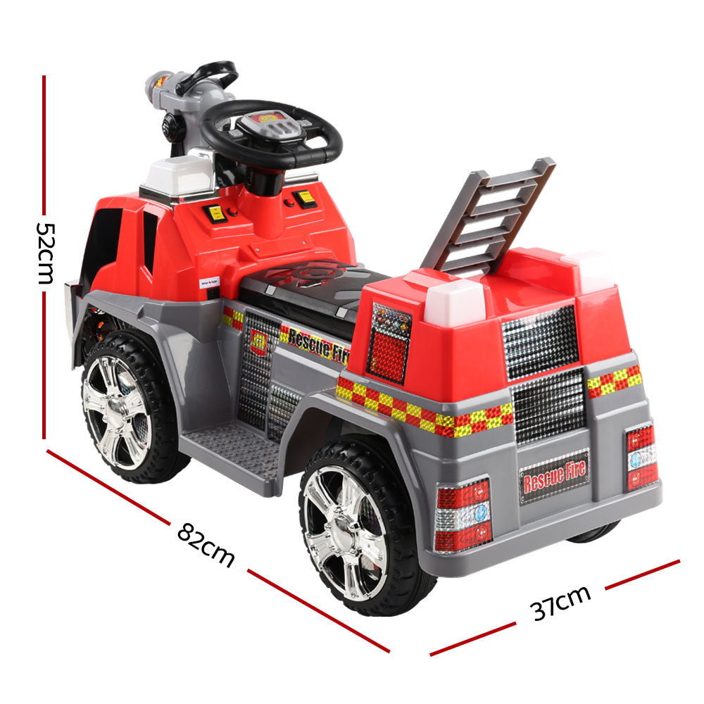 Kids Ride On Fire Truck Red