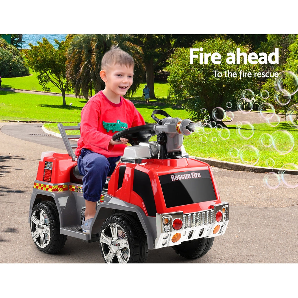 Kids Ride On Fire Truck Red