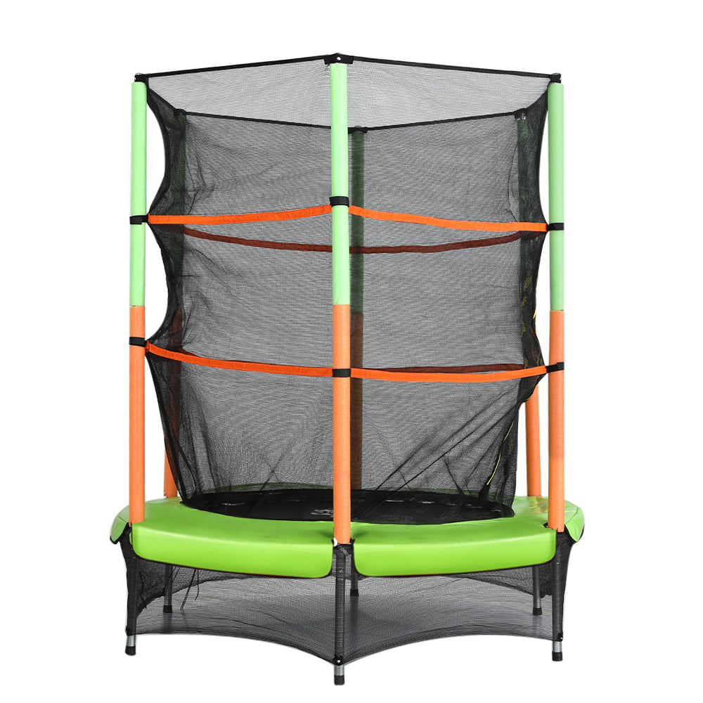 4.5ft Kids Trampolines - Green