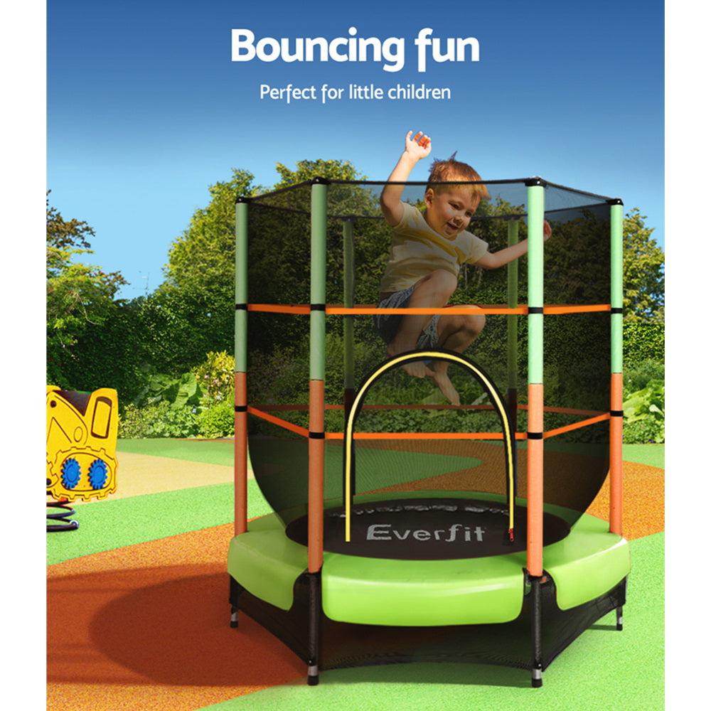 4.5ft Kids Trampolines - Green