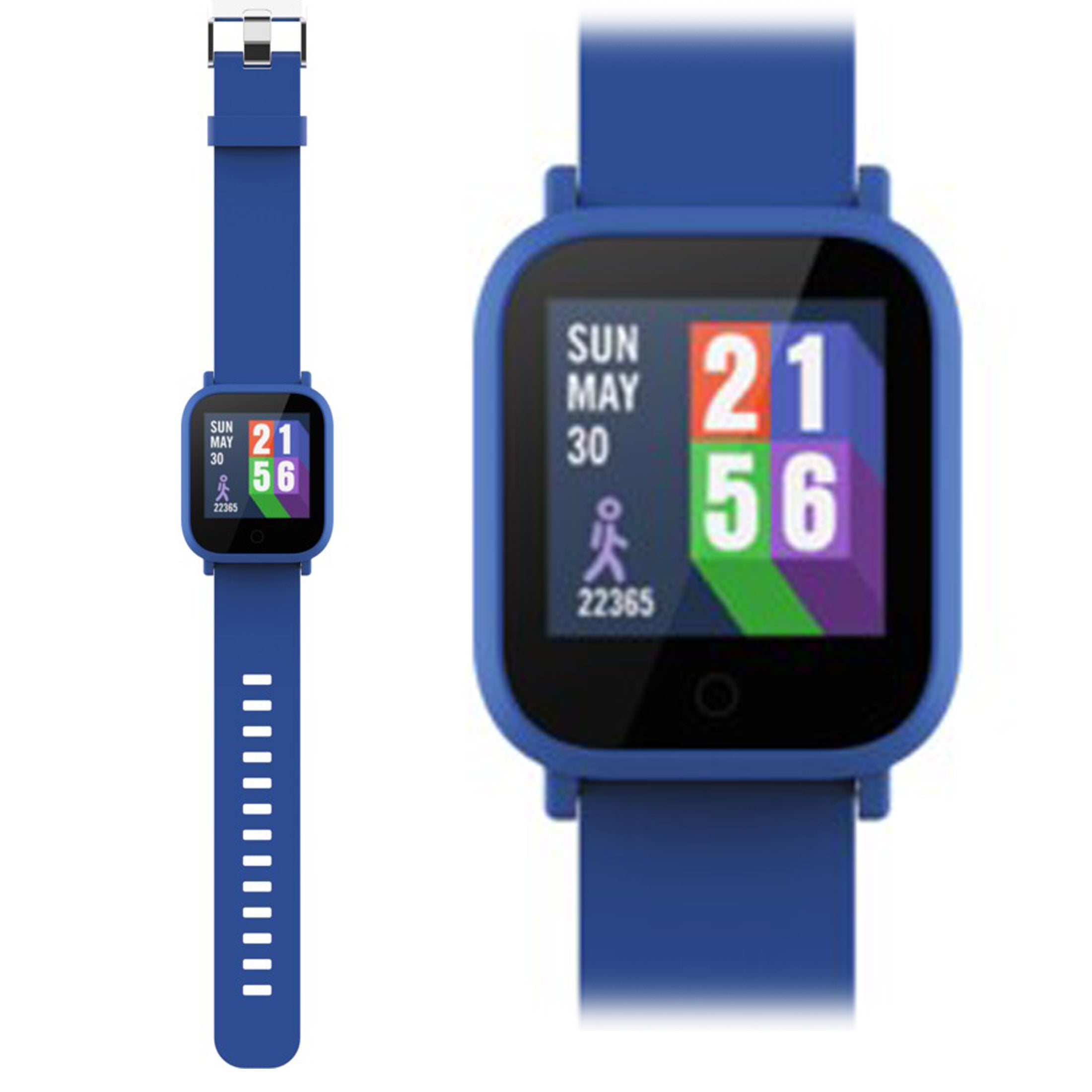 Kids Kidi Smart Watch Fit4Kid App Fitness Sport Galactic Blue