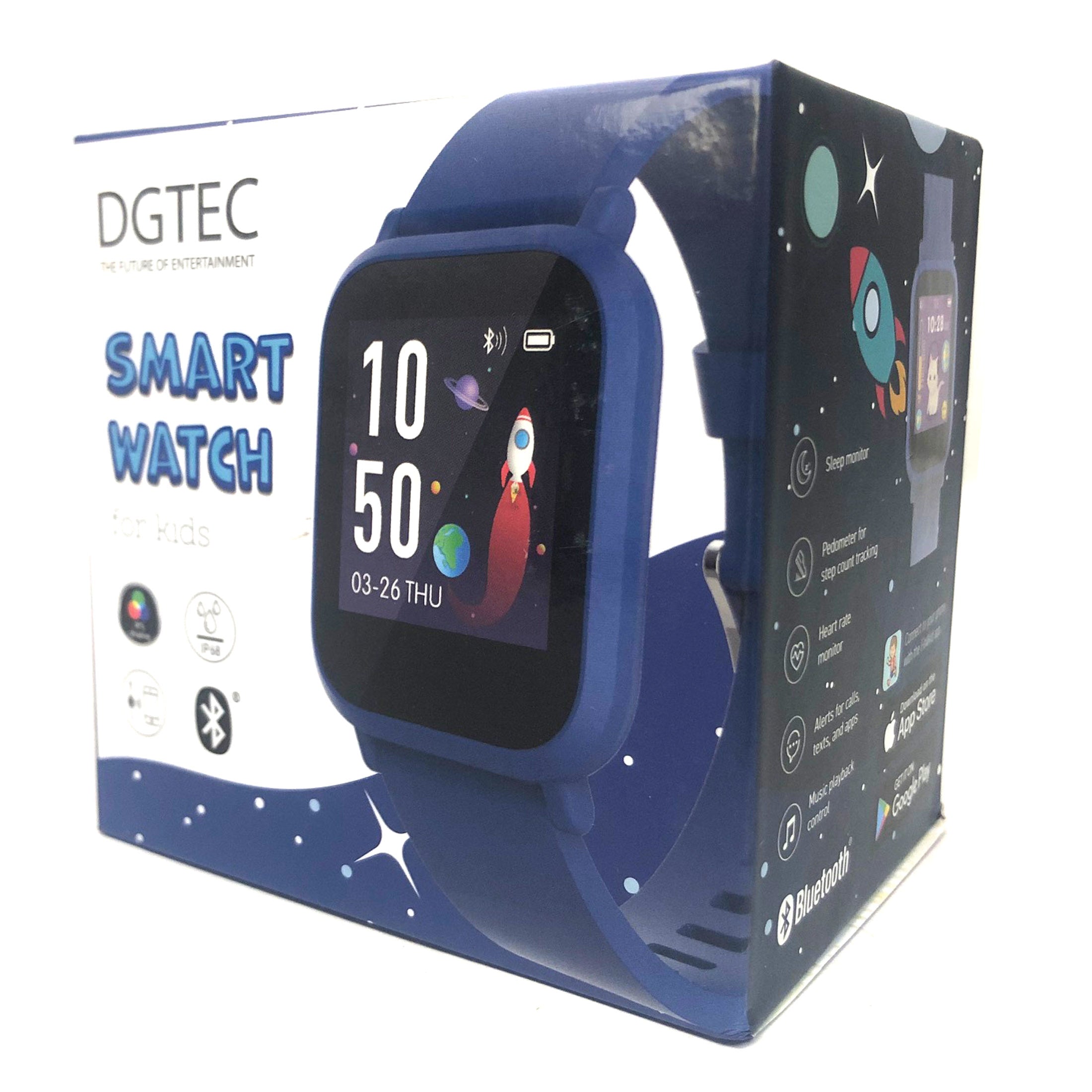 Kids Kidi Smart Watch Fit4Kid App Fitness Sport Galactic Blue