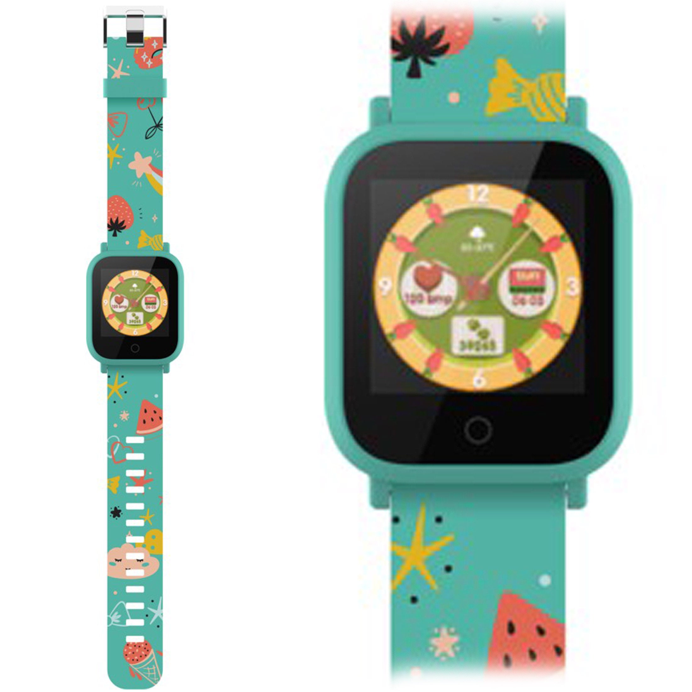 Kids Kidi Smart Watch Fit4Kid App Fitness Sport Tropical Green