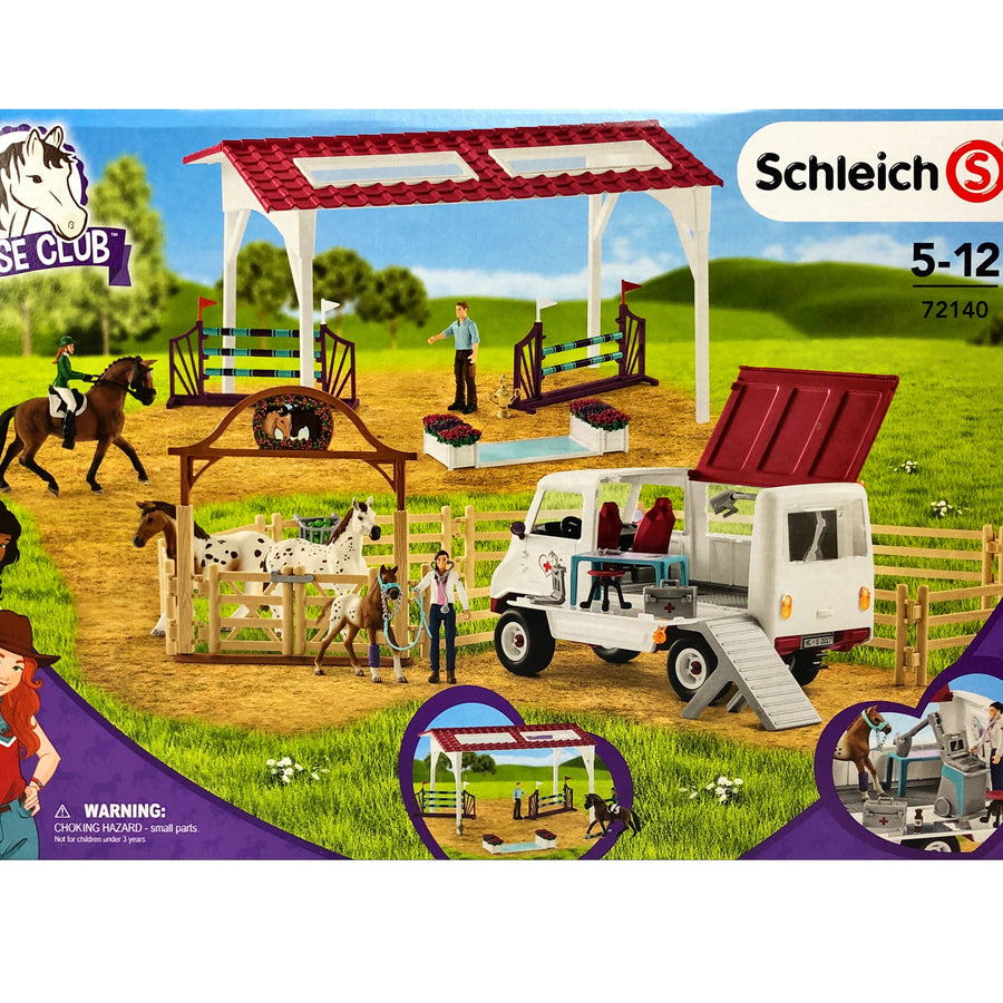 Schleich Large Playset Horse Club Vet Fitness Check for the Big Tournament