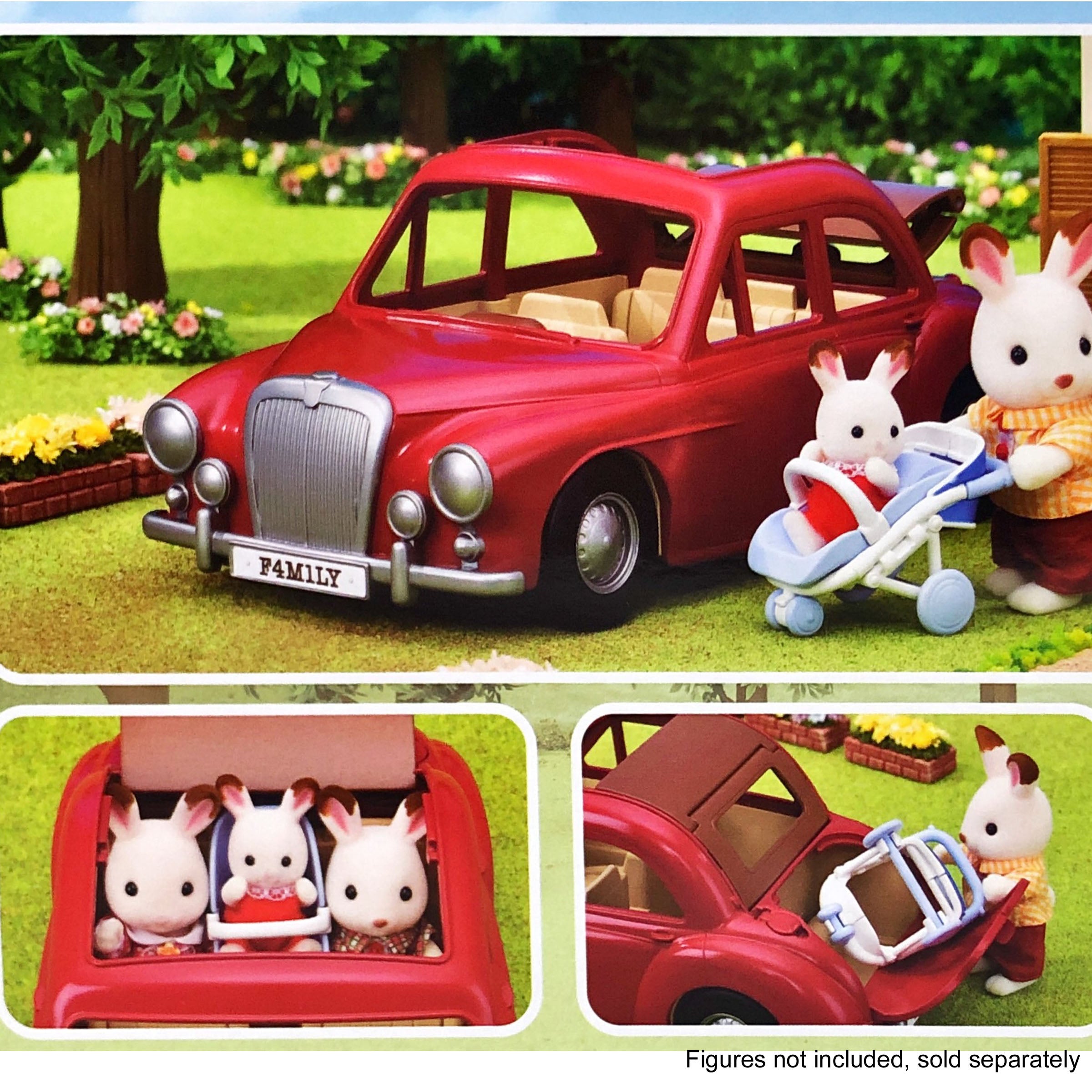 Sylvanian Families Famliy Cruising Car & Caravan Bundle Pack