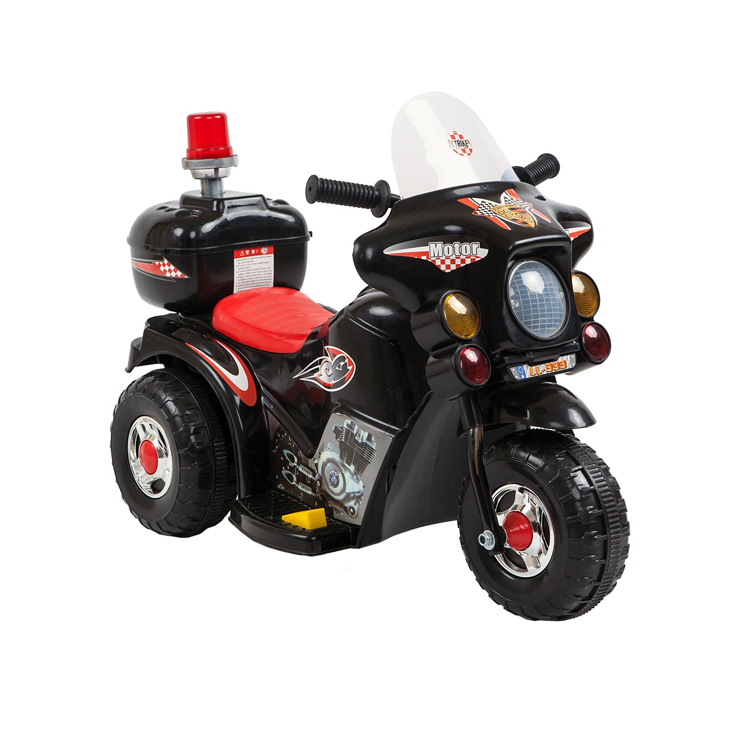 Children's Electric Ride-on Motorcycle (Black)