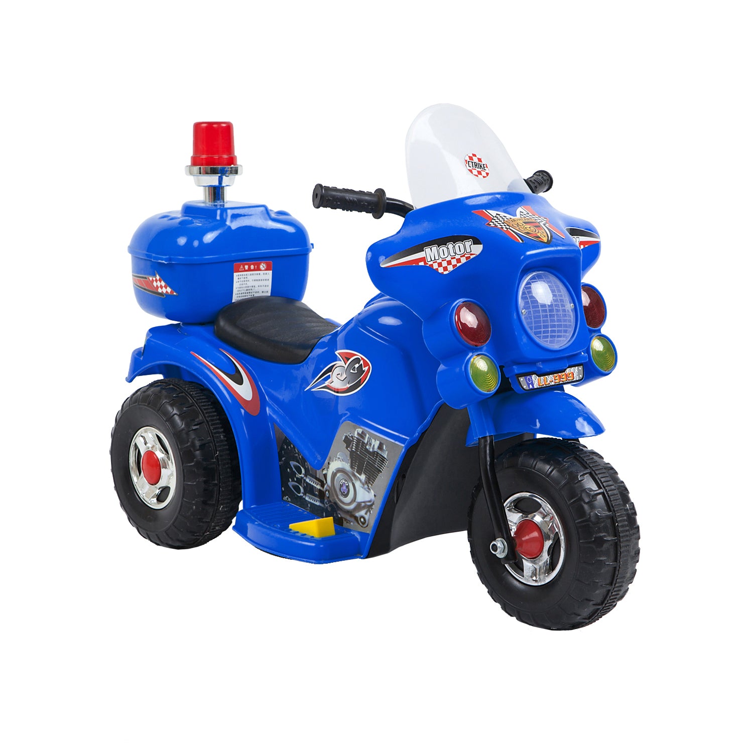 Electric Ride-on Motorcycle Blue