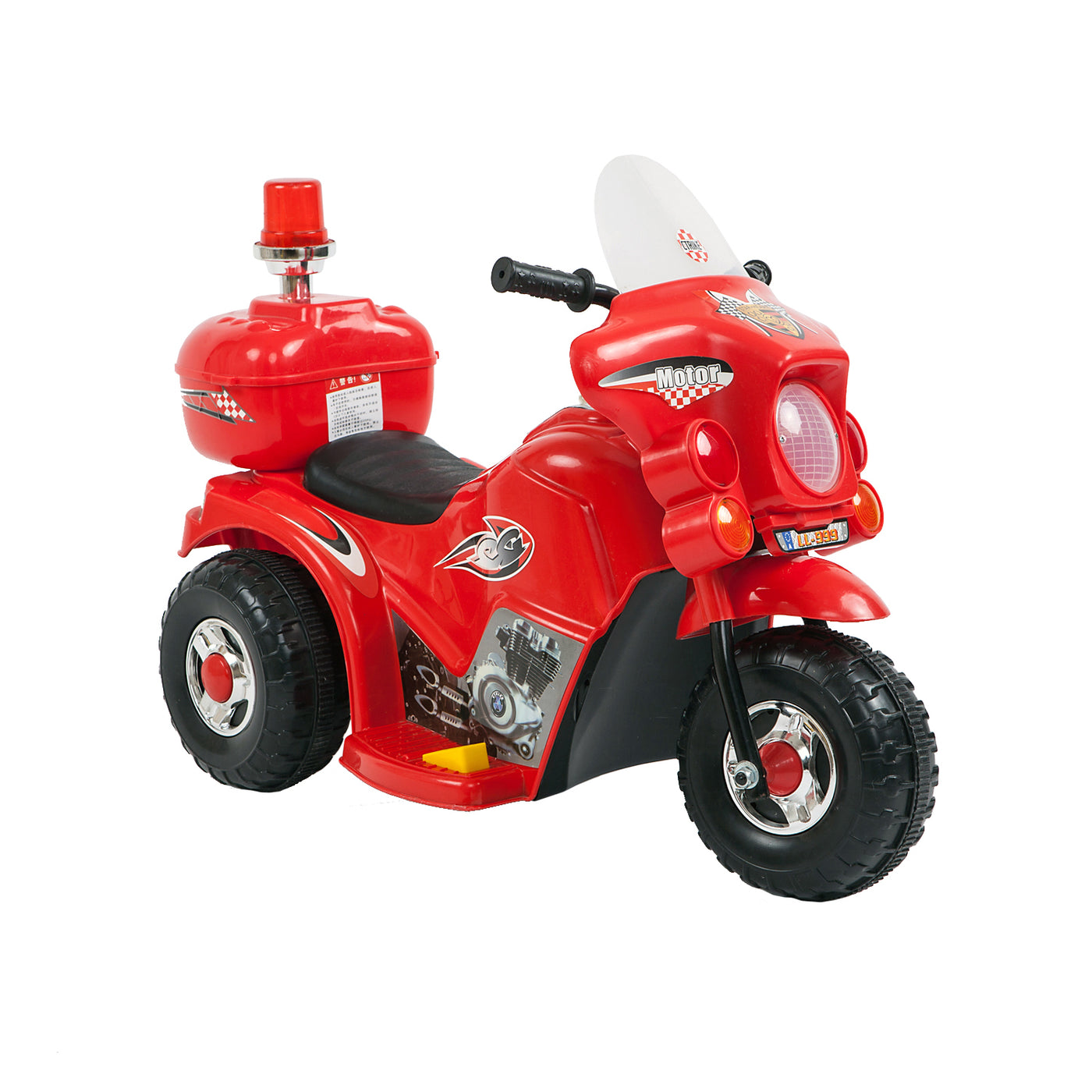 Electric Ride-on Motorcycle Red