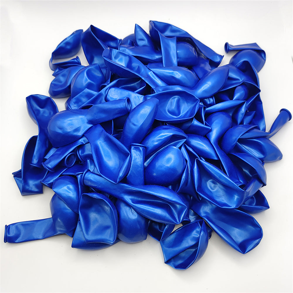 100PCS 5'' Latex Balloon Set Pearlized Blue Birthday Party Decoration