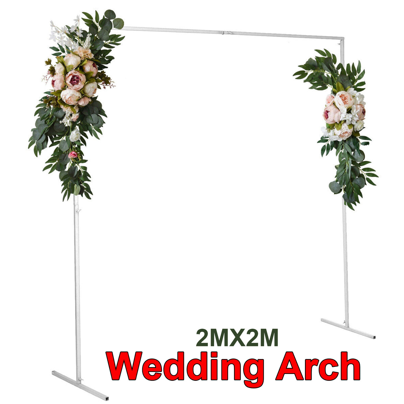 Wedding Arch White Square Backdrop