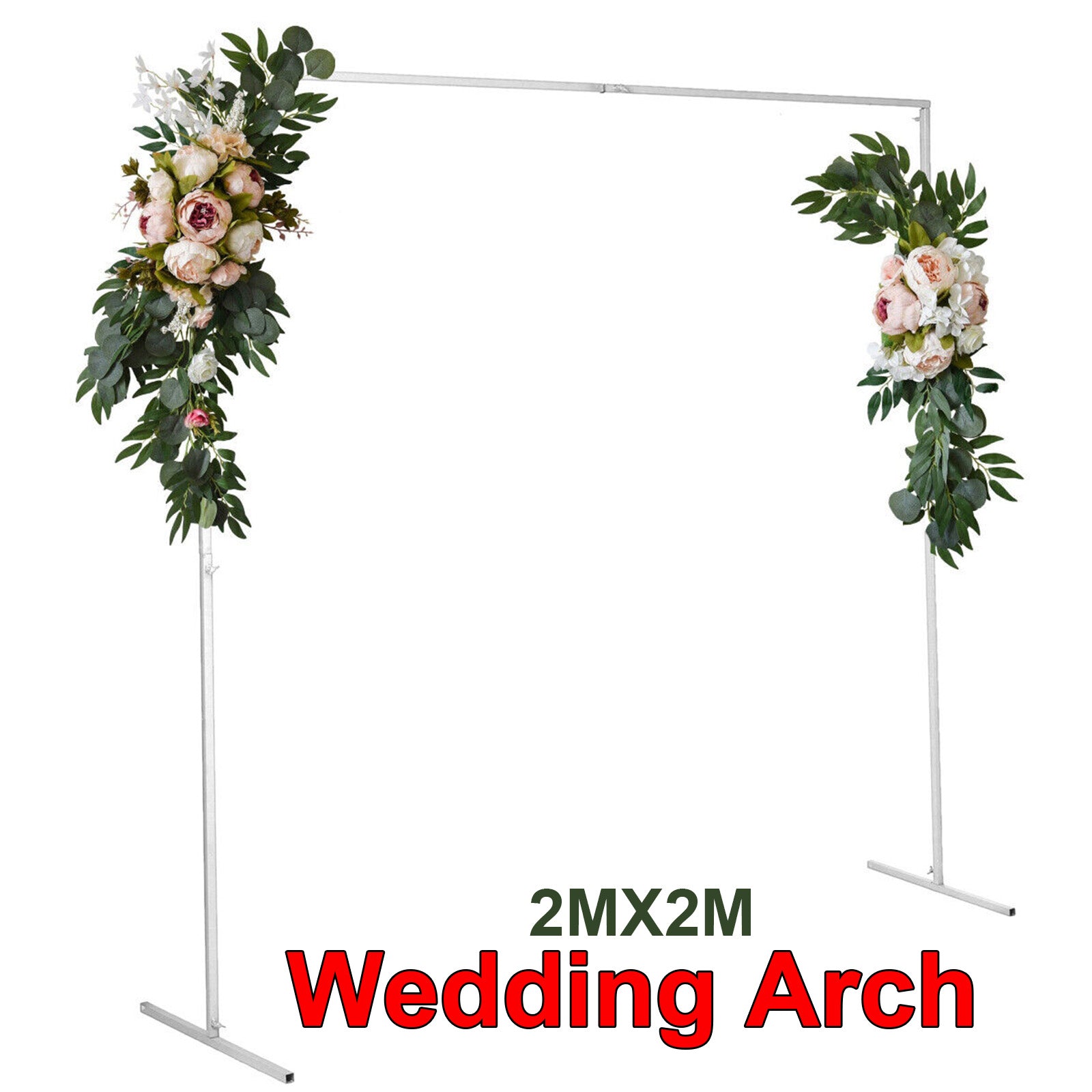 Wedding Arch White Square Backdrop