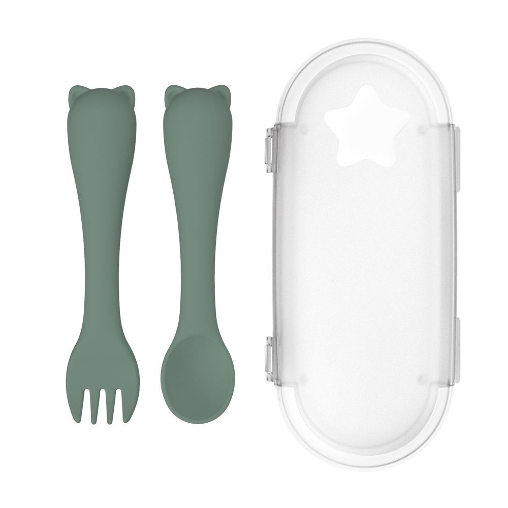 Remi Cutlery Set - Olive Green