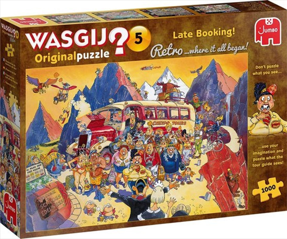 Wasgij Jumbo 1000 Piece Puzzle - Retro Original 5 Late Booking - SM Everyday Living