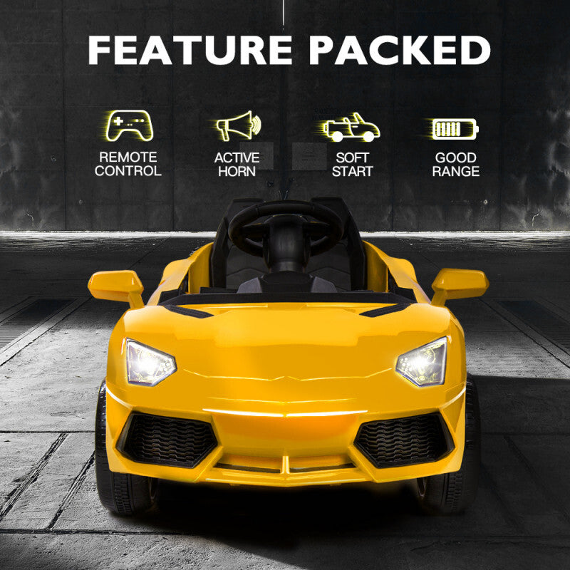 kids Ride-On Car Lamborghini Yellow