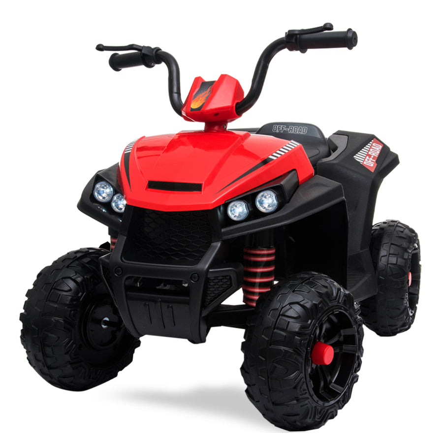 KIDS Electric Ride On ATV Quad Bike Battery Powered, Red and Black