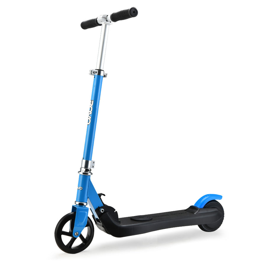 KIDS Electric Scooter Lithium Ride-On Foldable E-Scooter 125W Rechargeable, Blue