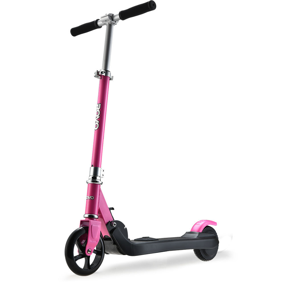 KIDS Electric Scooter Lithium Ride-On Foldable E-Scooter 125W Rechargeable, Pink