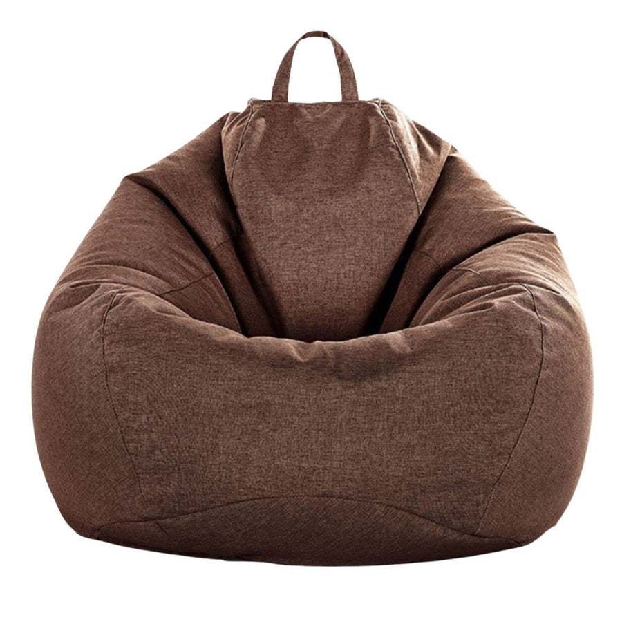 Bean Bag Chair Cover Without Bean Filling 100x120cm (Brown)